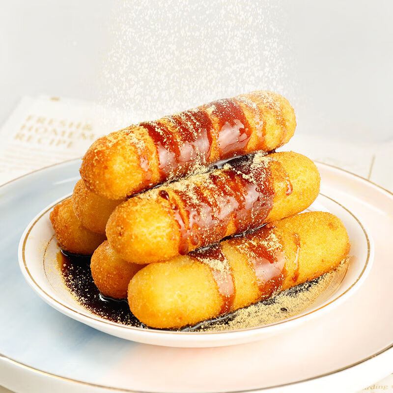 锦德裕金胖娃娃红糖糍粑四川特产糯米手工特色食小吃火锅店金胖娃300g