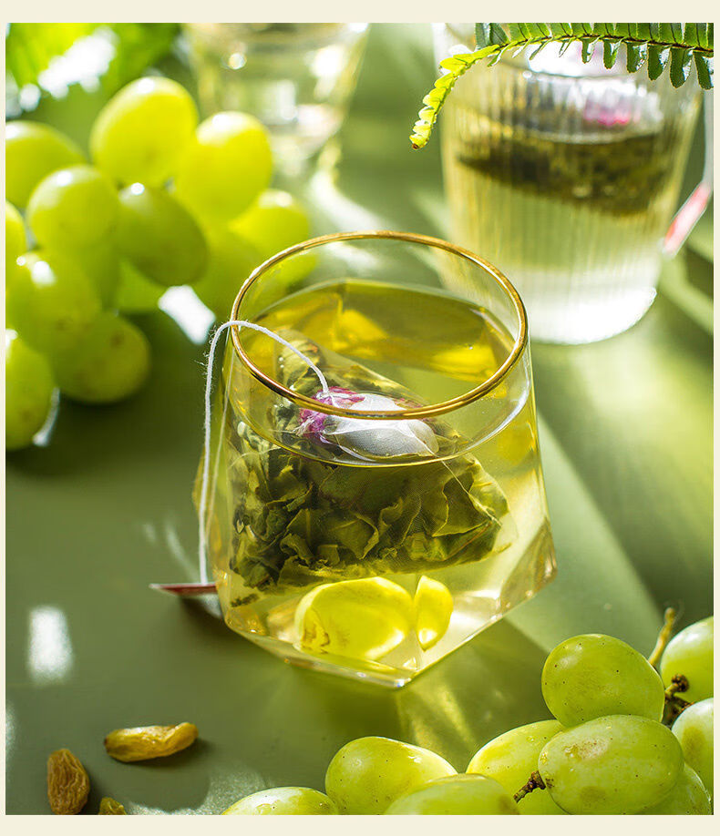 葡萄乌龙茶【好喝】白葡萄日本 组合花茶水果茶20包/高山乌龙茶包