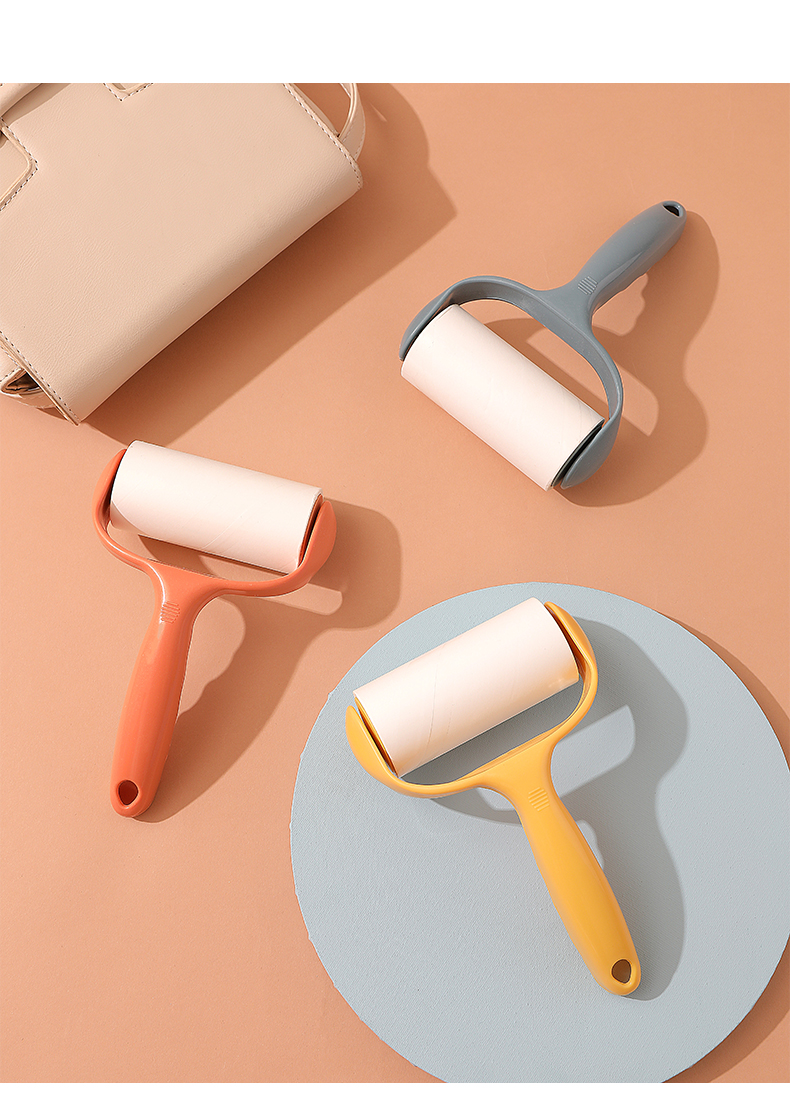 床单灰尘清理器滚筒粘毛器可撕式粘毛器衣物粘尘黏灰除毛毡滚刷衣服吸