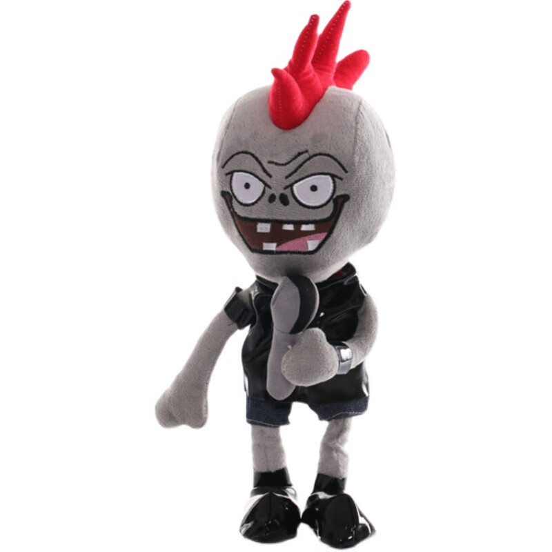 迪士尼 七夕情人节礼物植物僵尸铁桶僵尸毛绒玩具游戏周边公仔儿童