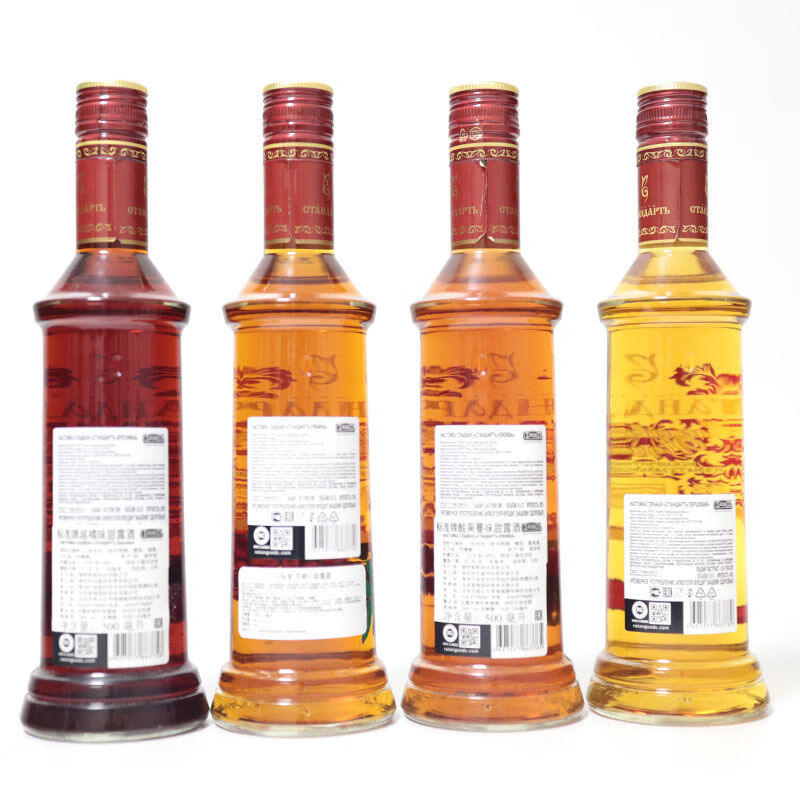 樱安娜 俄罗斯进口果酒多味酒标准牌甜露酒 俄罗斯原瓶进口标准 果味