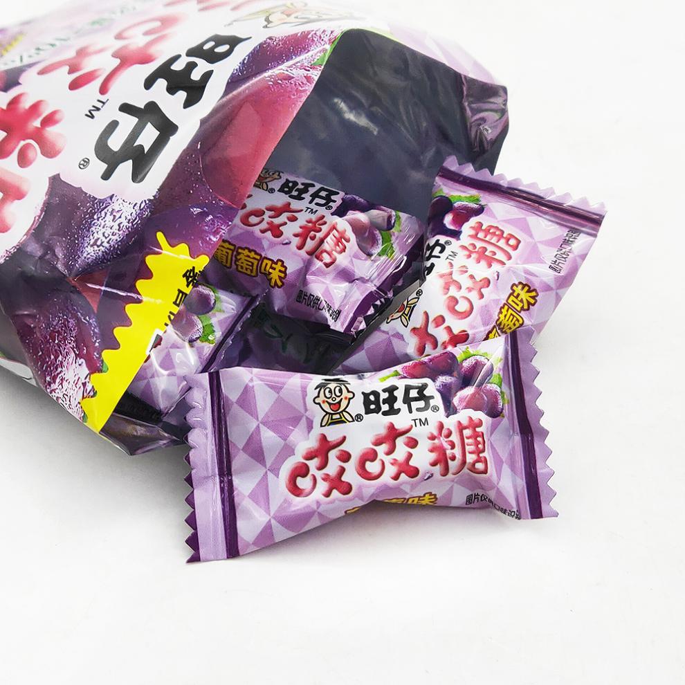 旺旺新品旺仔咬咬糖16g充气糖果水果味软糖喜糖零食小吃