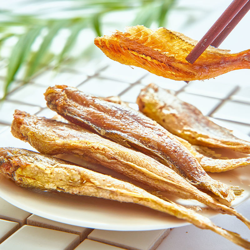 老海公黄鱼酥 250g/4袋 即零食海香酥小黄鱼干 非油炸烤制酥脆网红