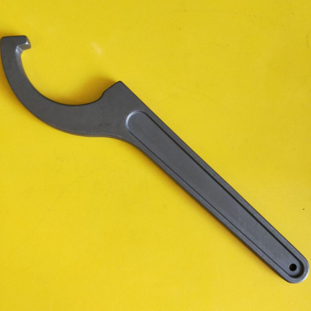 钢特月牙扳手多规格钩形圆螺母扳手侧面钩孔扳手侧面孔水表盖勾型扳手