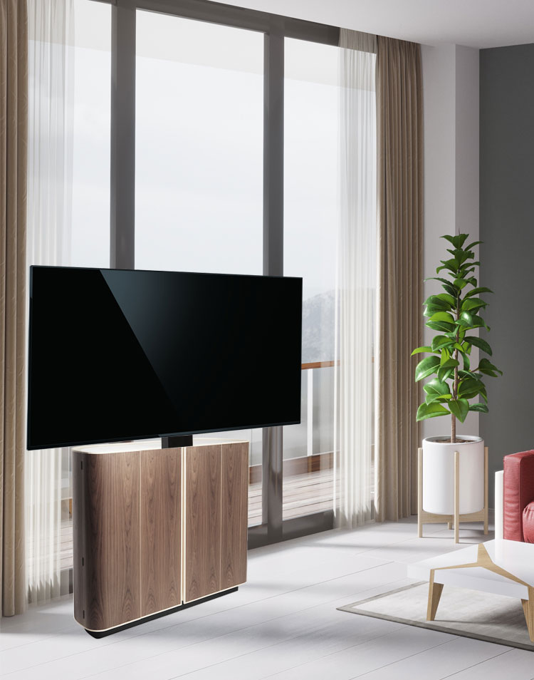 同福茂隐藏式电视机支架电动升降全自动隐形显示屏幕伸缩升降器无2657