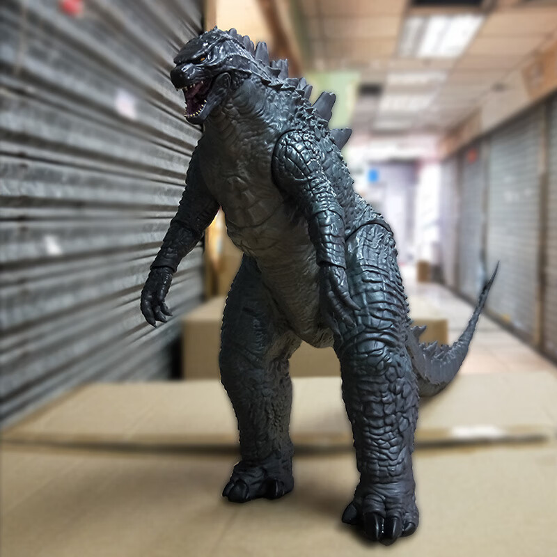 行星哥斯拉 超大号儿童玩具哥斯拉摆件搪胶影视godzilla科幻怪兽动漫