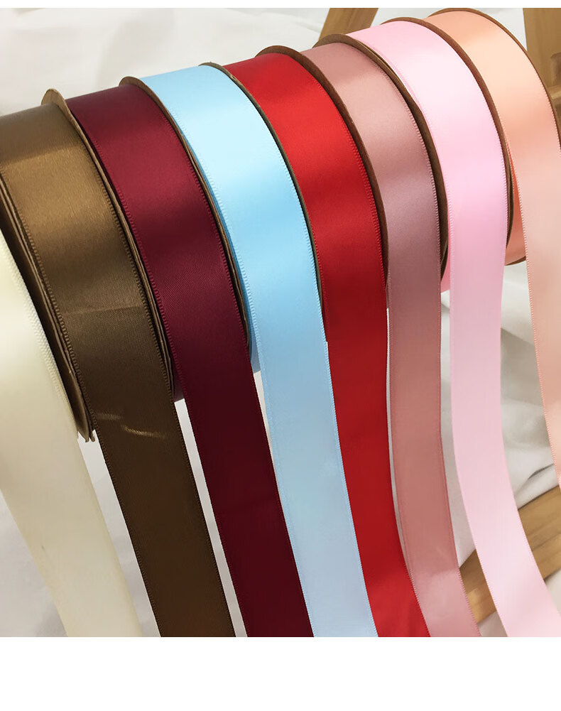 50码涤纶丝带鲜花包装材料花艺丝带礼品包装丝带宽2.