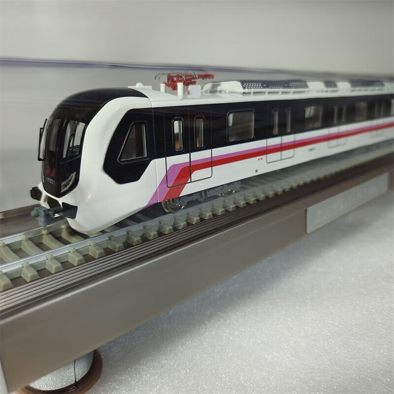北京地铁仿真模型dkz1234567890房山线静态合金模型玩具火车 1/68比例