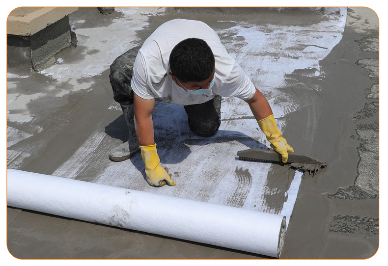 聚氨酯缝织聚酯布防水涂料专用聚酯纤维无纺布聚氨酯屋顶彩钢瓦补漏