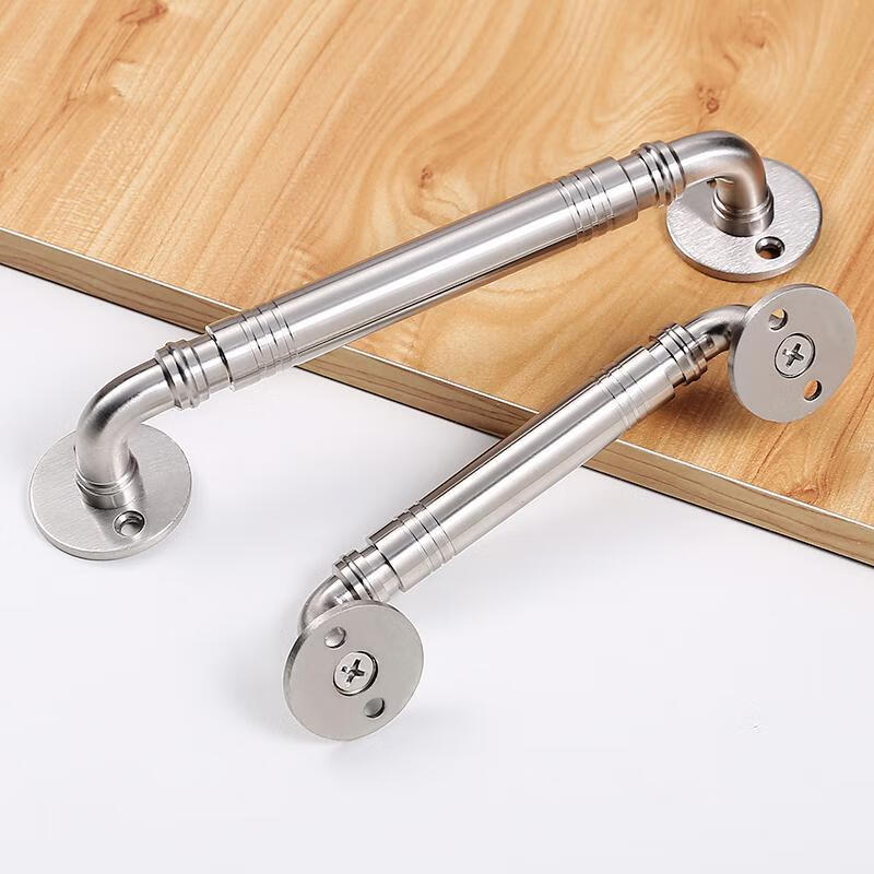 不锈钢明装拉手铁门木门老式房门把手抽屉厨柜鞋柜衣柜防盗门拉手a款