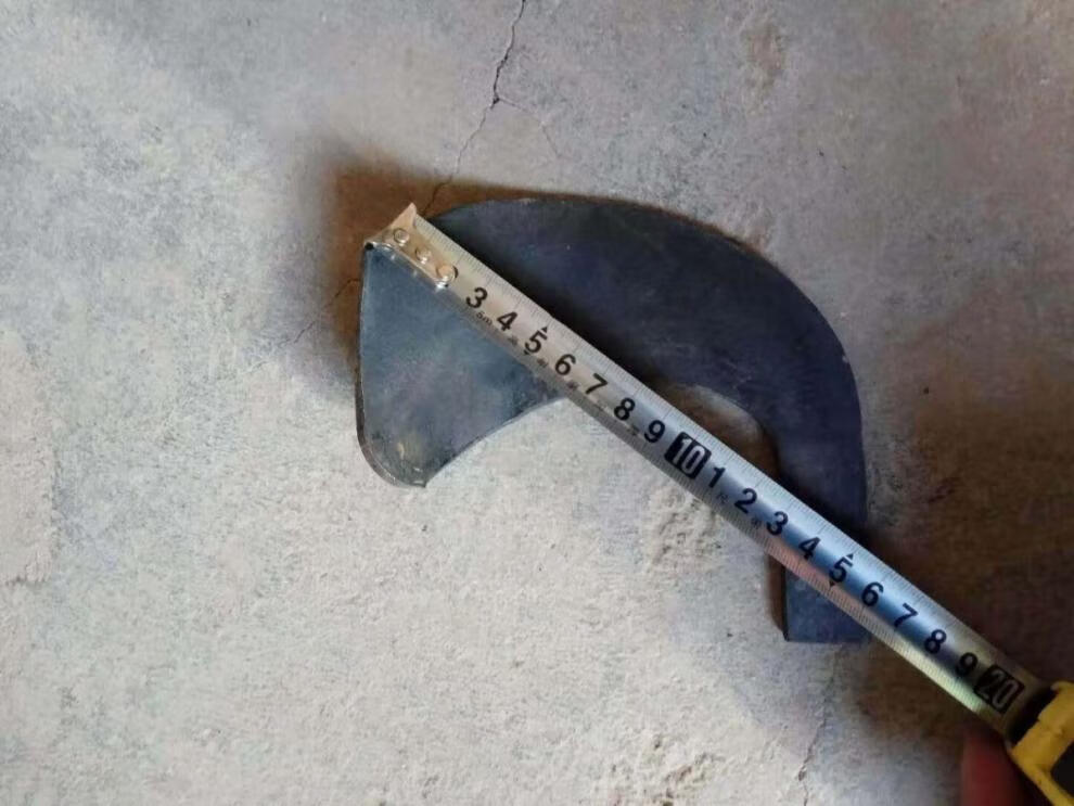 开沟培土刀片 开沟刀 微耕机开沟培土机农机配件 田园管理机刀具 右