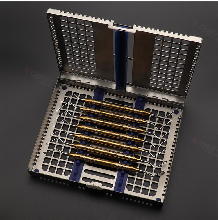 口腔带齿刮匙牙科剔挖器清挖勺剔除肉芽刮治器械种植手术工具材料 2