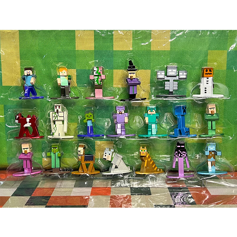 我的世界松饼小队我的世界游戏周边史蒂夫苦力怕僵尸玩具公仔人偶人仔