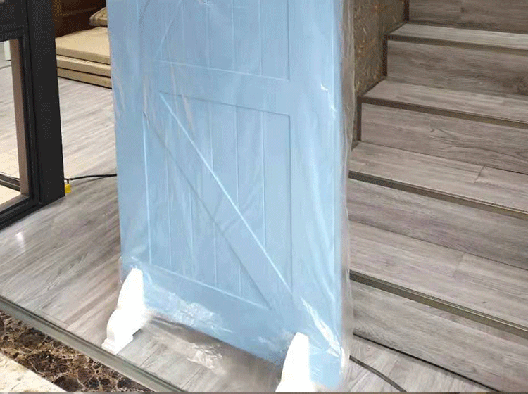 装修门保护套定制门套装修防盗木门保护膜入户门框透明塑料膜加厚保护