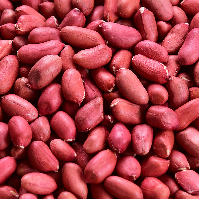米不带壳5斤散装花生仁种子新鲜晒干 红皮花生米5斤【不带壳】【图片