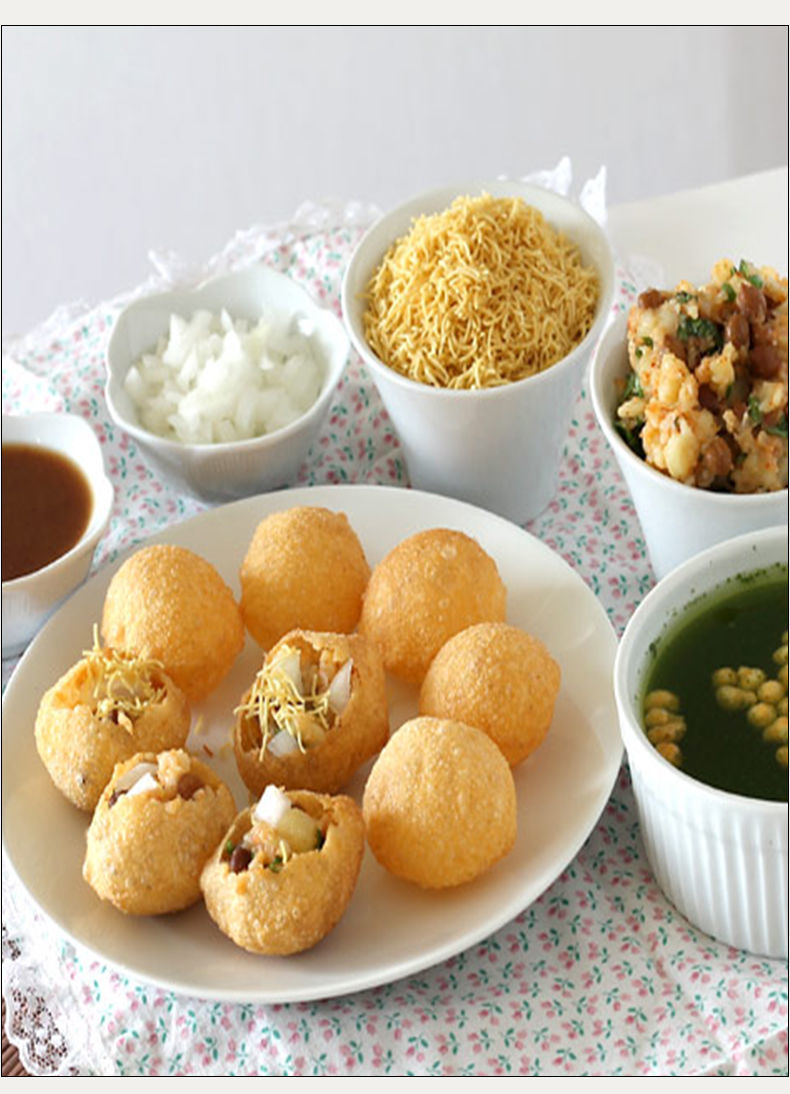 印度脆球 炸空心球pani puri街头炸脆球小泡泡土豆球帕尼普里 200g 1