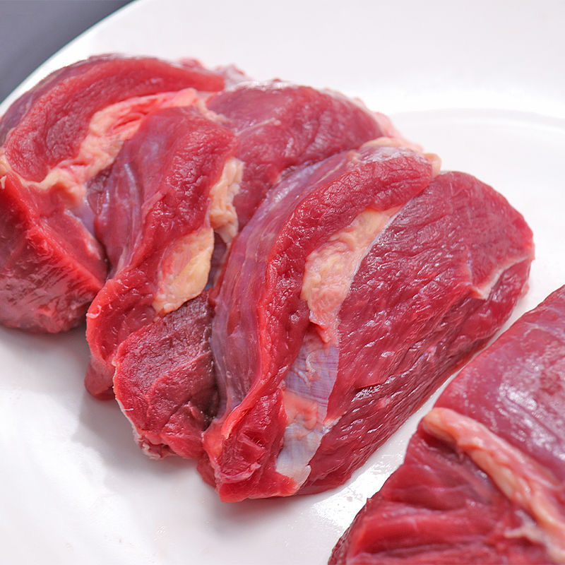 正宗牛腿肉新鲜原切现杀农家黄牛不拼接不调理正宗牛腿肉牛肉原切后腿