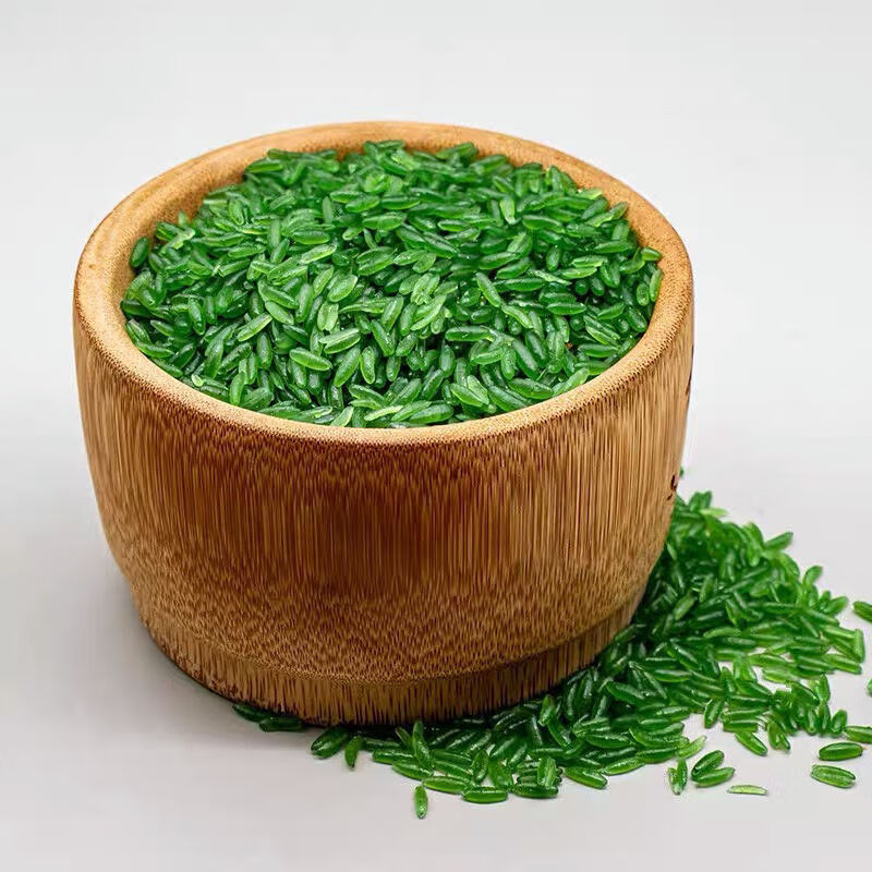 绿竹米绿色长粒米宝宝粥米彩色花糯米饭包粽子粗粮杂粮竹香米 绿竹米