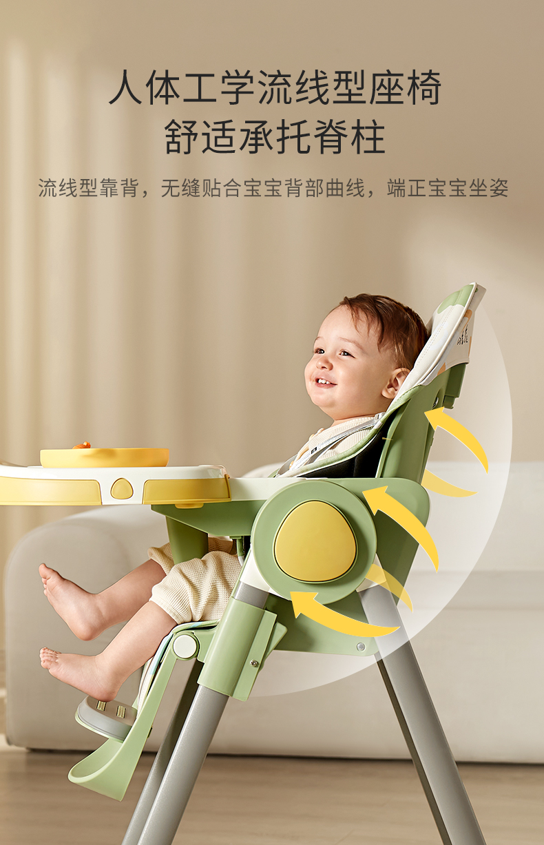 功能宝宝餐椅儿童吃饭椅子可折叠多功能便携式座椅家用婴儿学坐椅餐桌