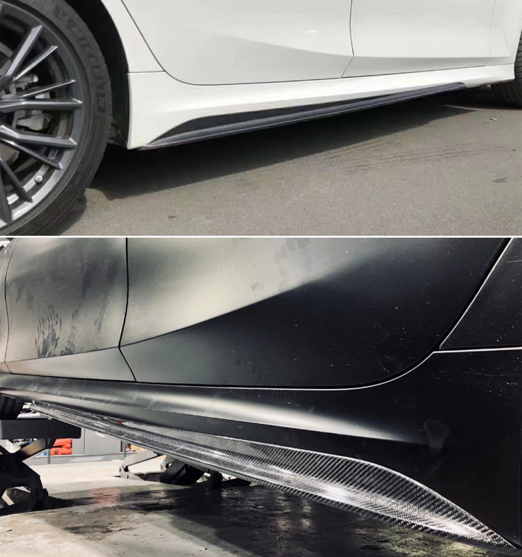 g20g28宝马新3系改装小包围碳纤维前唇前铲侧裙侧铲后唇扰流尾翼定制
