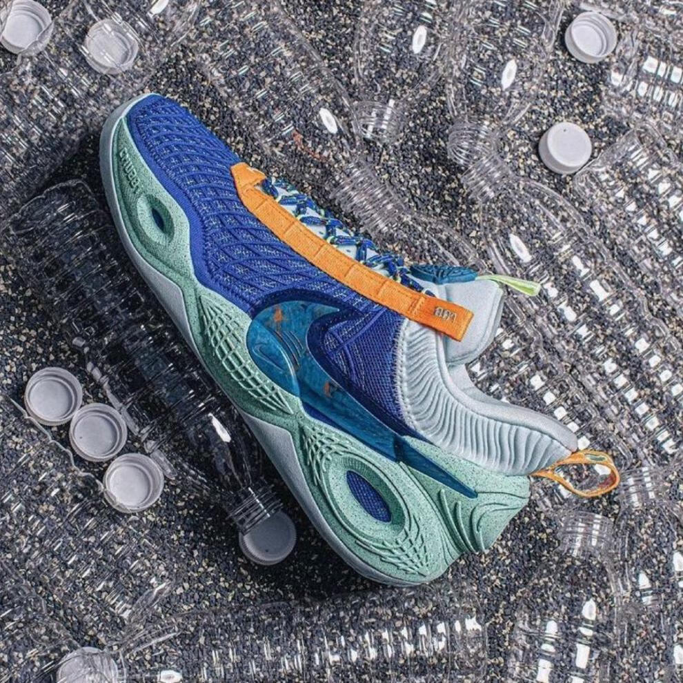 浓眉哥cosmic unity低帮篮球鞋安东尼戴维斯气垫垃圾跑步鞋潮 黑蓝 36