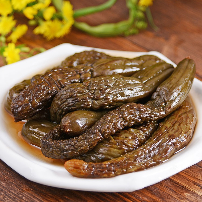 乳黄瓜酱青瓜500g早餐酱菜宁波风味 腌制酱瓜即食小菜 小青瓜500g/包