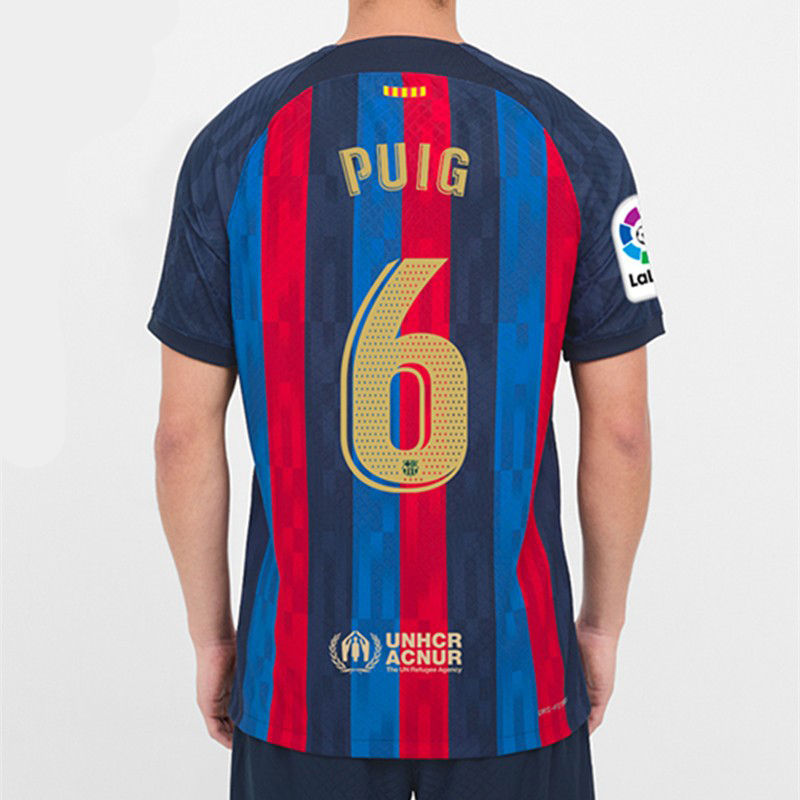 bolanhupo 2022官方巴萨球衣22-23赛季巴塞罗那主场9号莱万30加维8