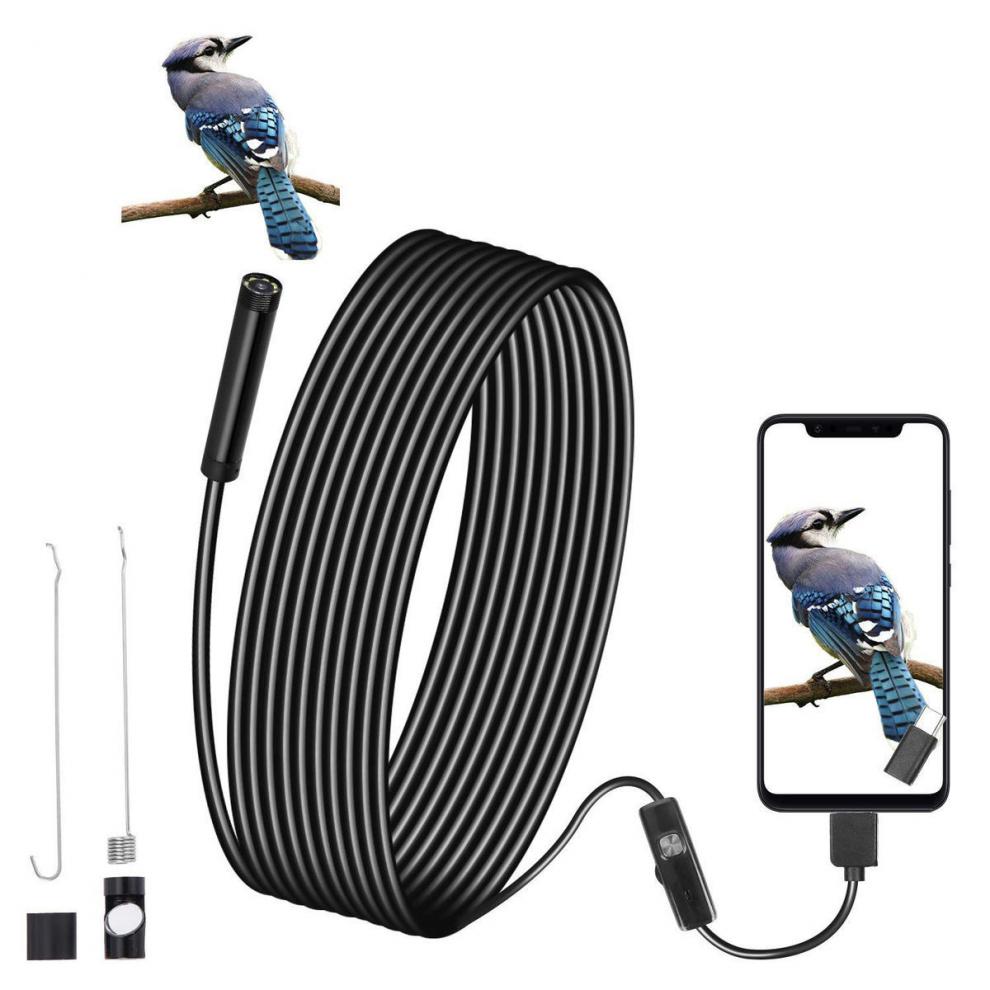 高清内窥镜可视管道检测镜手机内窥镜探头汽车维修下水道探测防水 三