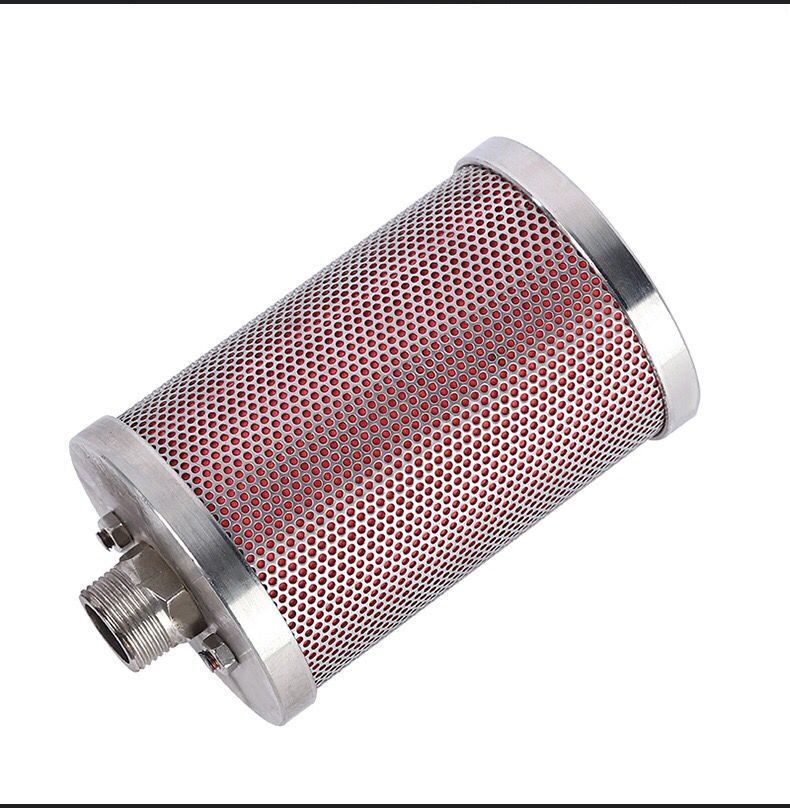 全不锈钢消音器 隔膜泵消声器 不锈钢排气消音器 耐腐蚀消声器 1寸