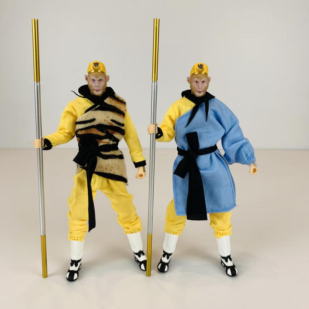 西游记可动 6寸1/12可动西游记玩具模型齐天大圣孙悟空唐僧八戒沙僧 