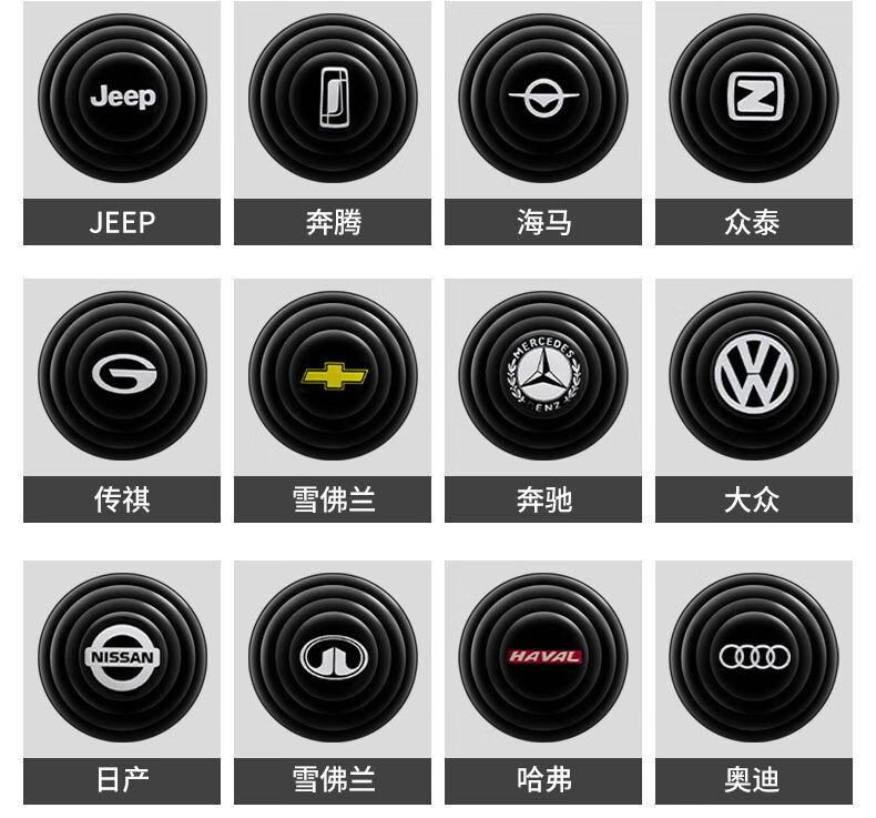 汽车车门减震垫片汽车隔音防撞气垫创意用品通用缓冲止震胶贴车贴减震