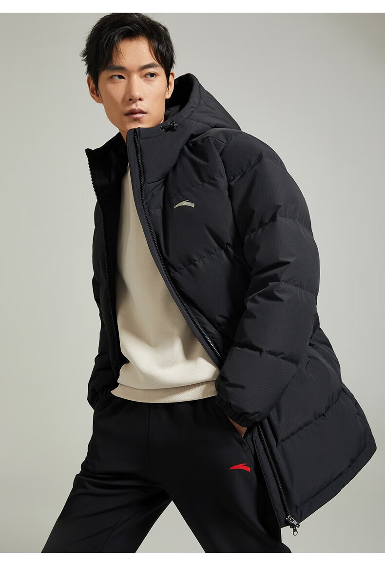 安踏(anta) 【张继科同款】热雪羽绒服丨炽热科技防泼水男冬季长款