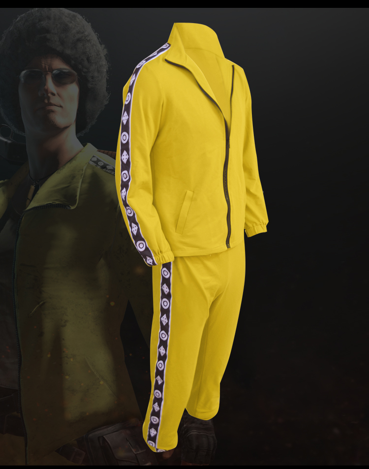 绝地大逃杀cos小黄衣套装吃鸡同款衣服服运动服 小黄衣