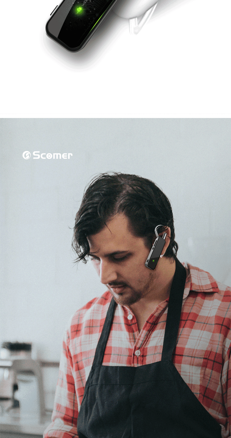 对讲机迷你挂耳 对讲器迷你微型手台耳挂式无线蓝牙发廊美容院挂耳式