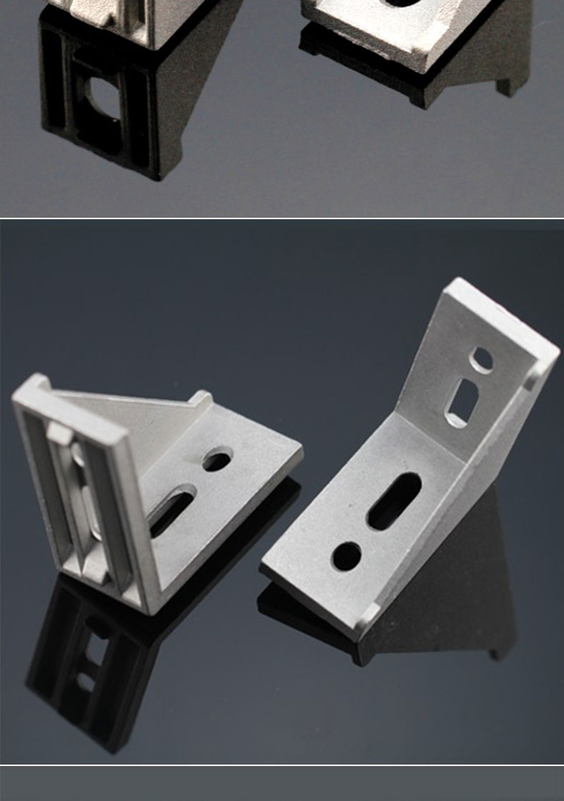 工业铝型材配件1520304045角码角件直角90度连接件角铝垂直紧固件