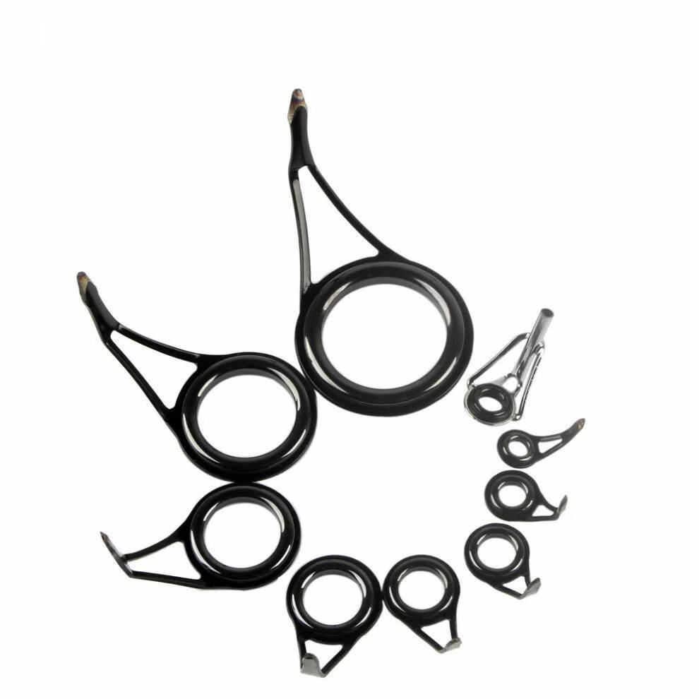 沃尾鱼竿配件导线环 路亚杆导环锚杆单脚过线环海竿远投导线环绑线环