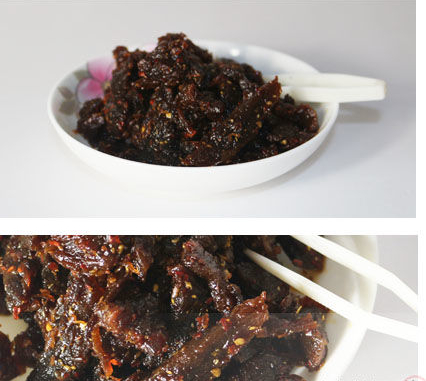 5折 恩施思乐牛肉干 200g袋 微辣蓝袋麻辣红袋 湖北九州牧业小袋装 微