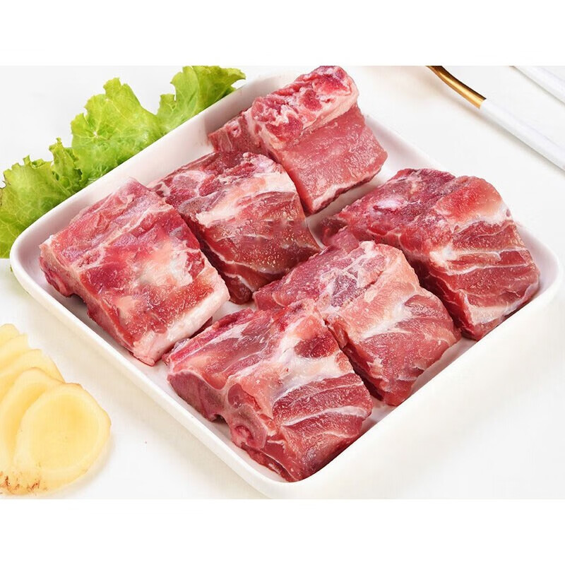 鲜少年 新鲜猪脊骨 多肉猪骨 鲜冻猪背骨 大菜园煲汤熬汤食材 5斤
