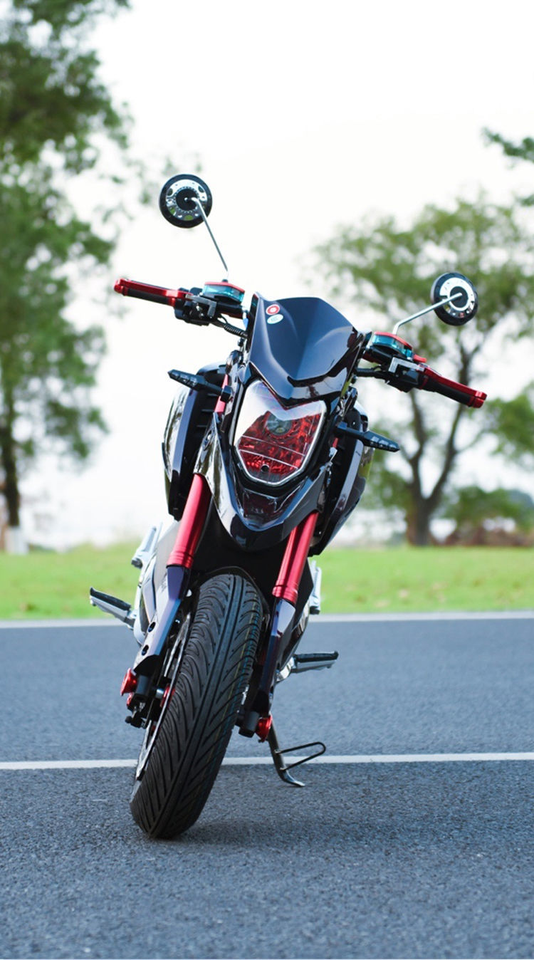 电猴子m6电动摩托车z6成人高速电动车72v小街车m5跑车电瓶车 毒液