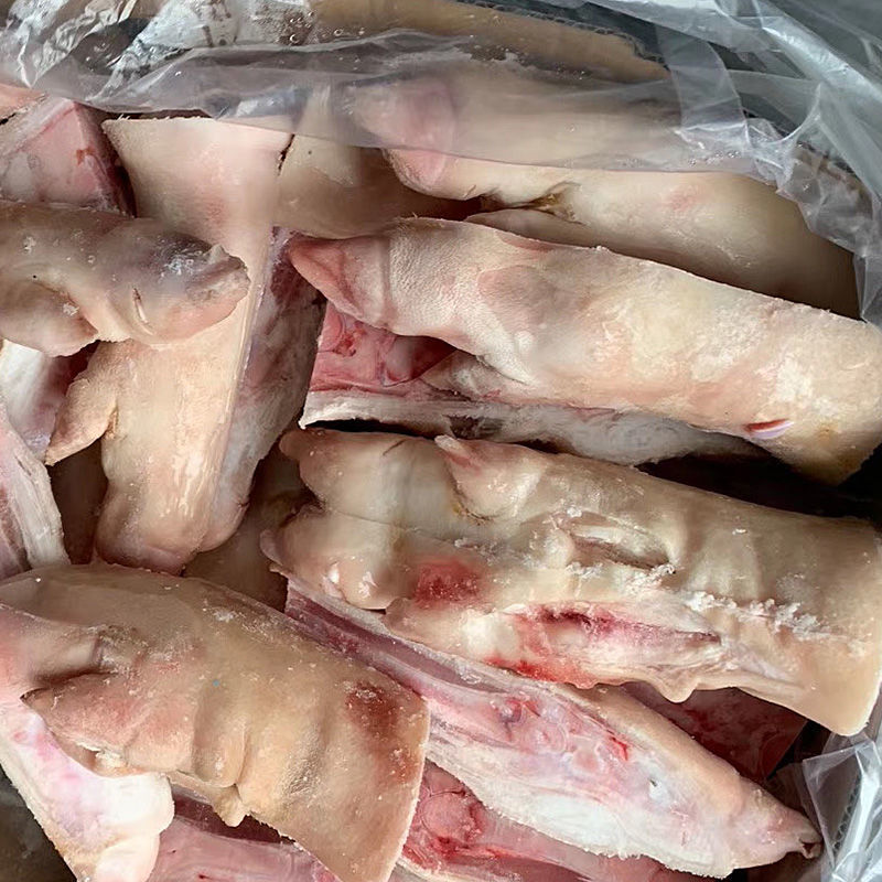 茗仟(mingqian)新鲜半片猪蹄鲜冻土猪脚猪手农家猪爪卤猪蹄生鲜猪手 5