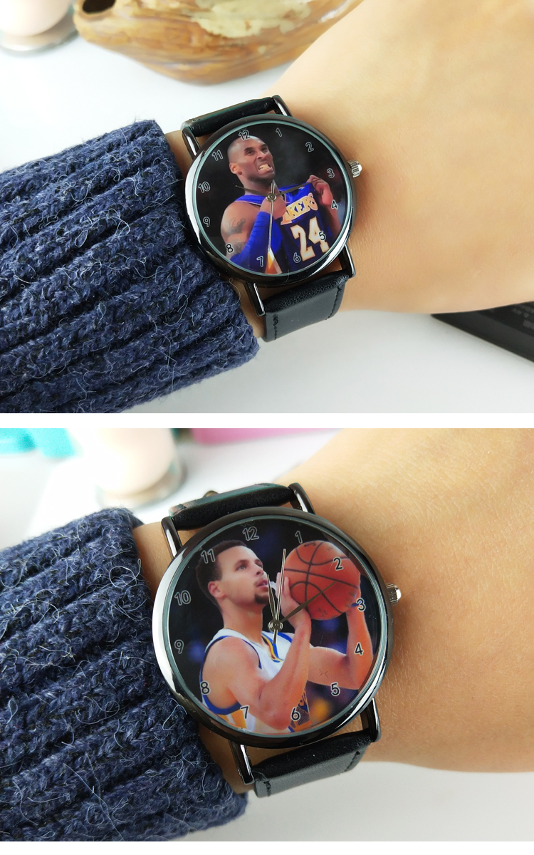 滕讯体育nba怀念手表定制nba篮球联赛哈登杜兰特学生手表 科比3(收藏
