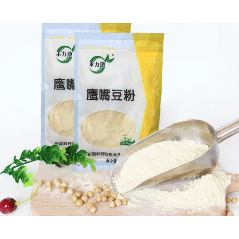 新疆农科院鹰嘴豆粉420g袋禾力康特级生鹰嘴豆粉全磨粉可打豆浆鹰嘴豆