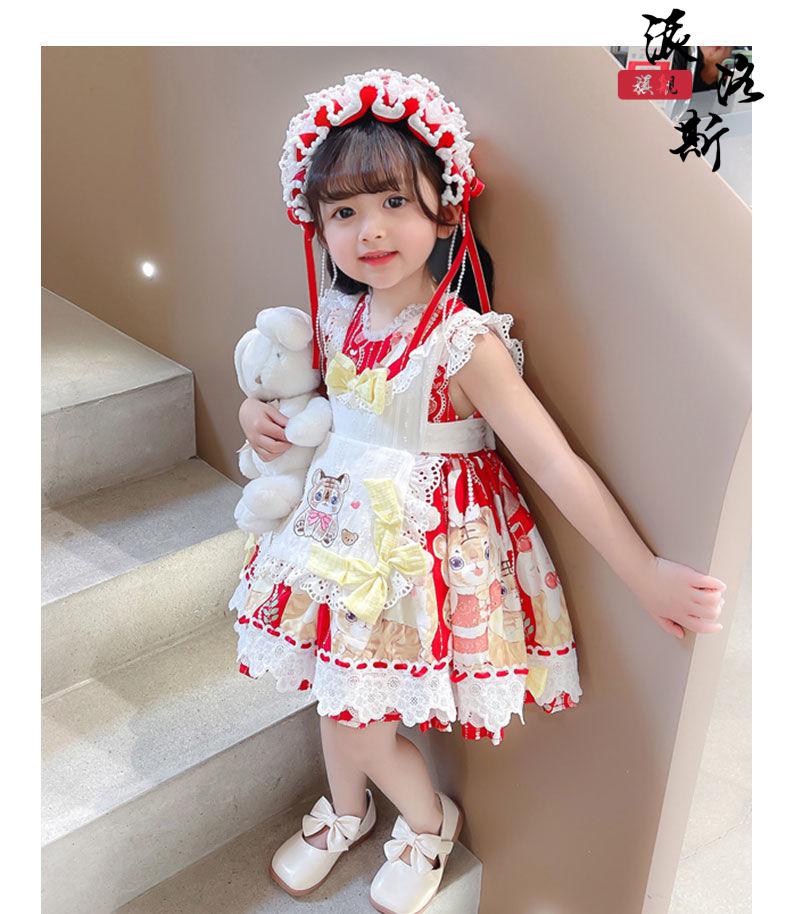 六一儿童节的服装连衣裙 两件套大童10-12岁的[厂家直销】女童新款