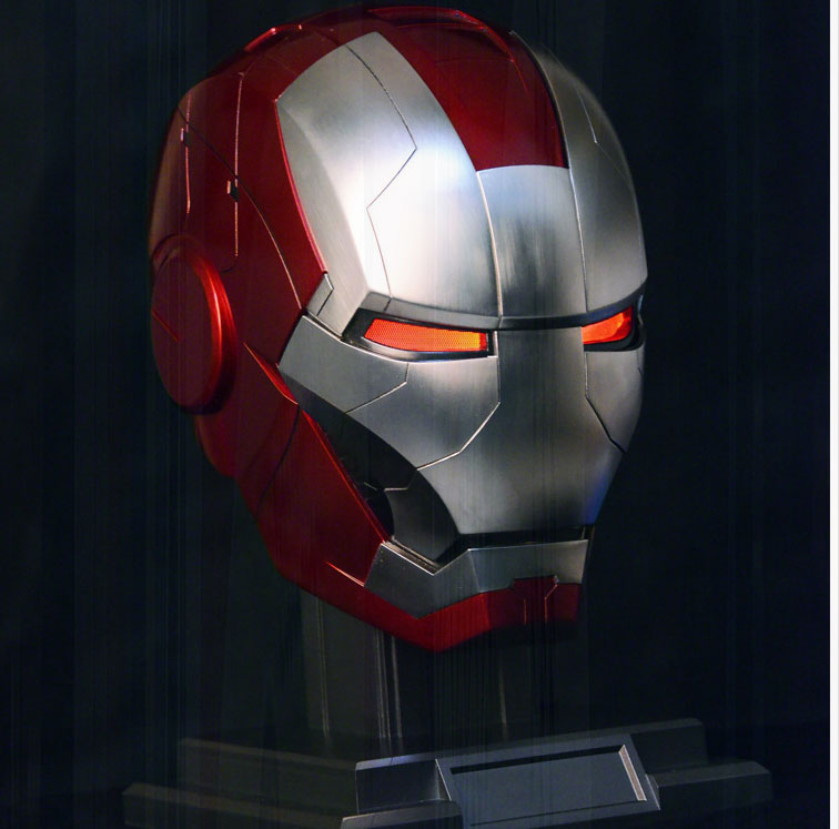 钢铁侠头盔可穿戴全身儿童声控mk5autoking电动贾维斯头盔 儿童头盔