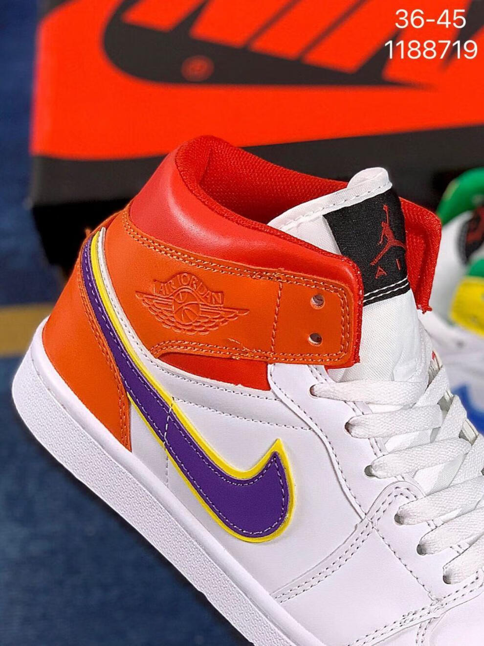 莆田纯原高品质aj air mid aj1 糖果鸳鸯 中帮运动鞋板鞋篮球鞋男鞋