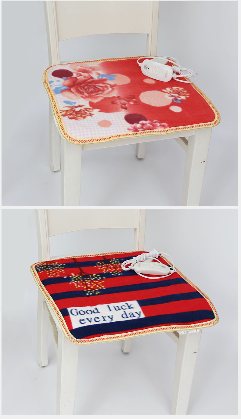 小电热毯理疗热敷多功能加热坐垫女办公室家用小电热毯坐垫插电式椅垫