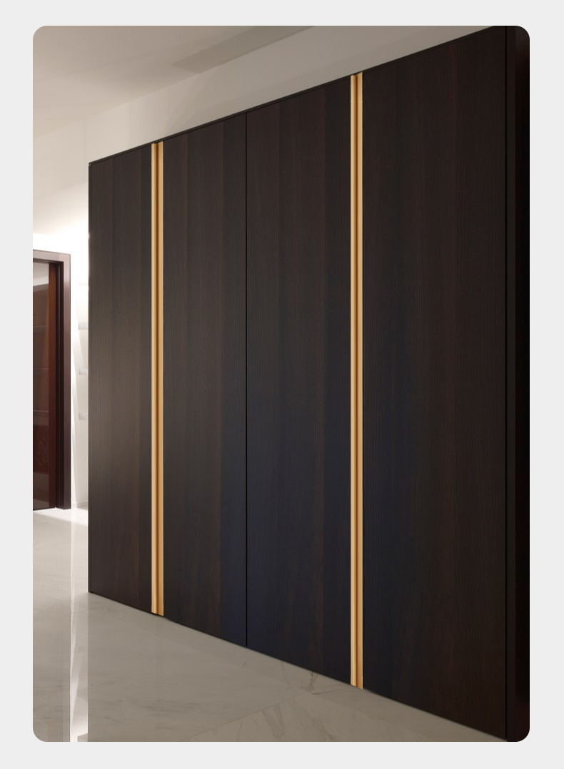 g型衣柜门拉手通顶柜子l型加长橱柜门把手厨房隐形暗拉手嵌入式 l型