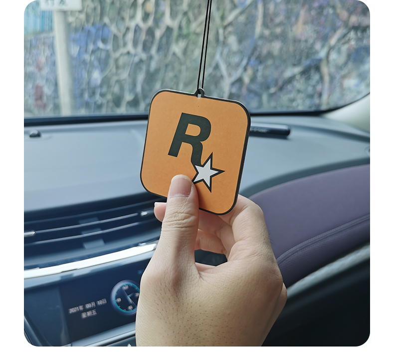 r星车载香片 gta周边潮牌汽车香片挂饰车内车用持久香薰片用品大全 2