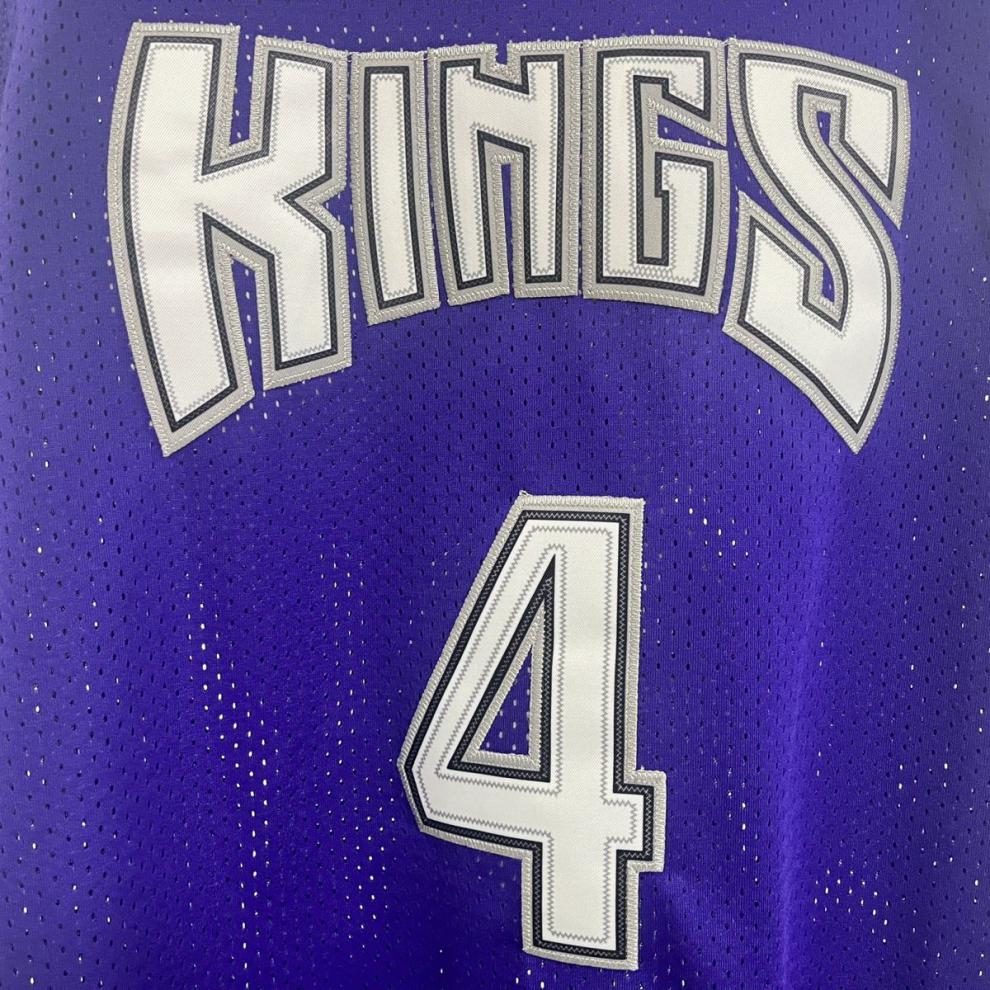 滕讯体育同款国王队55号威廉姆斯球衣4韦伯刺绣复古4口袋just篮球裤