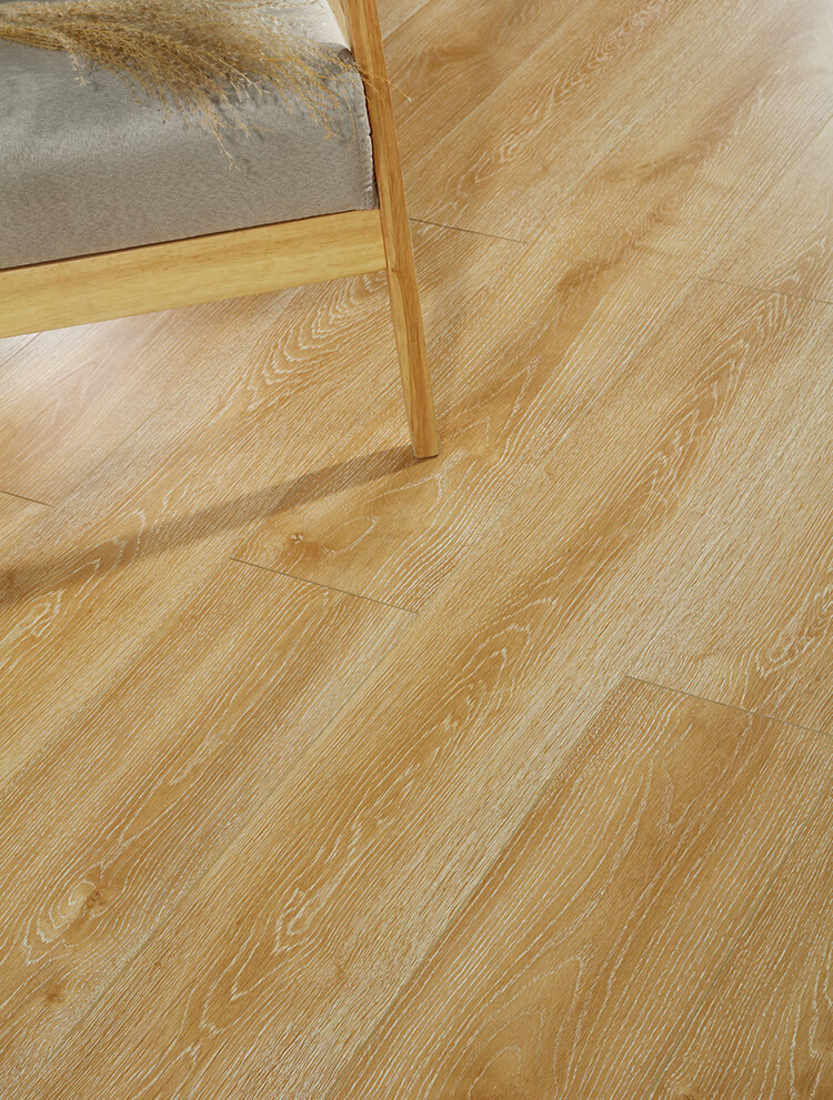 排骨松木芯三层实木复合地板公装火b1净味耐磨浅灰色适用地暖 三层